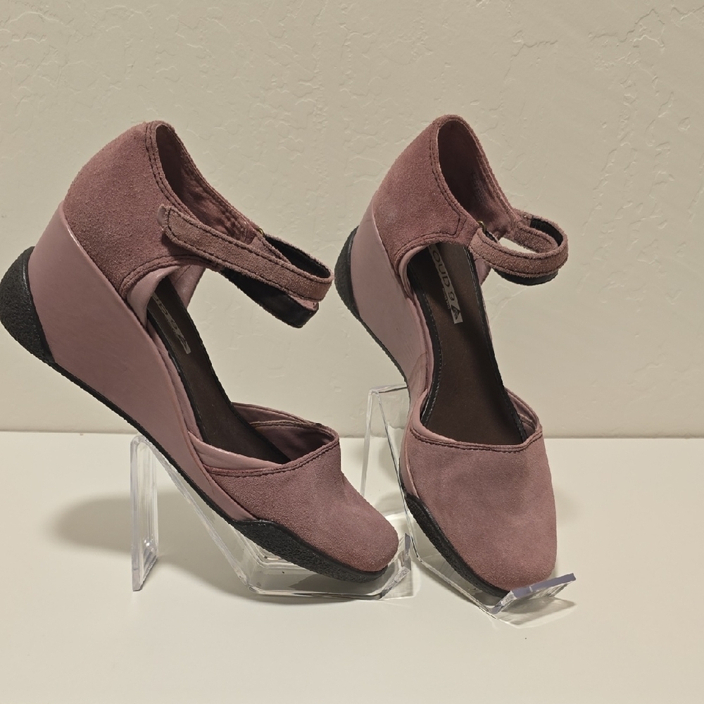 Cloud 9 Nine West Arcopedico Mauve Wedge Shoes